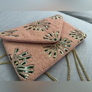 Hand Beaded Clutch. Bridal party or date night